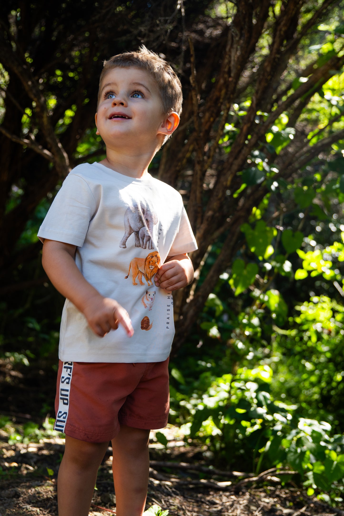 praise him all you creatures great and small christian apparel tee merch for kids boy