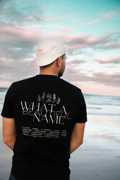 mens christian tee black pocket shirt rags to robes the names of the lord 