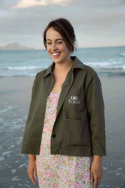 christian jacket army green consider the wildflowers luke 12 christian apparel bible clothing rags to robes brand