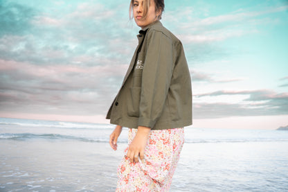 christian jacket army green consider the wildflowers luke 12 christian apparel bible clothing rags to robes brand