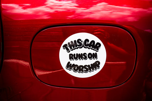 christian sticker car worship merchandise