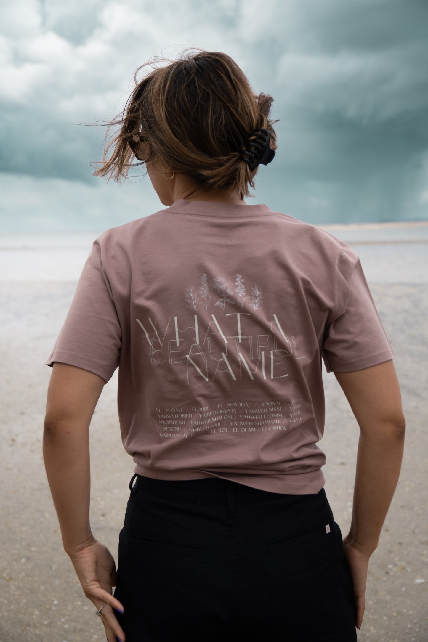 christian women's shirt what a beautiful name jesus god