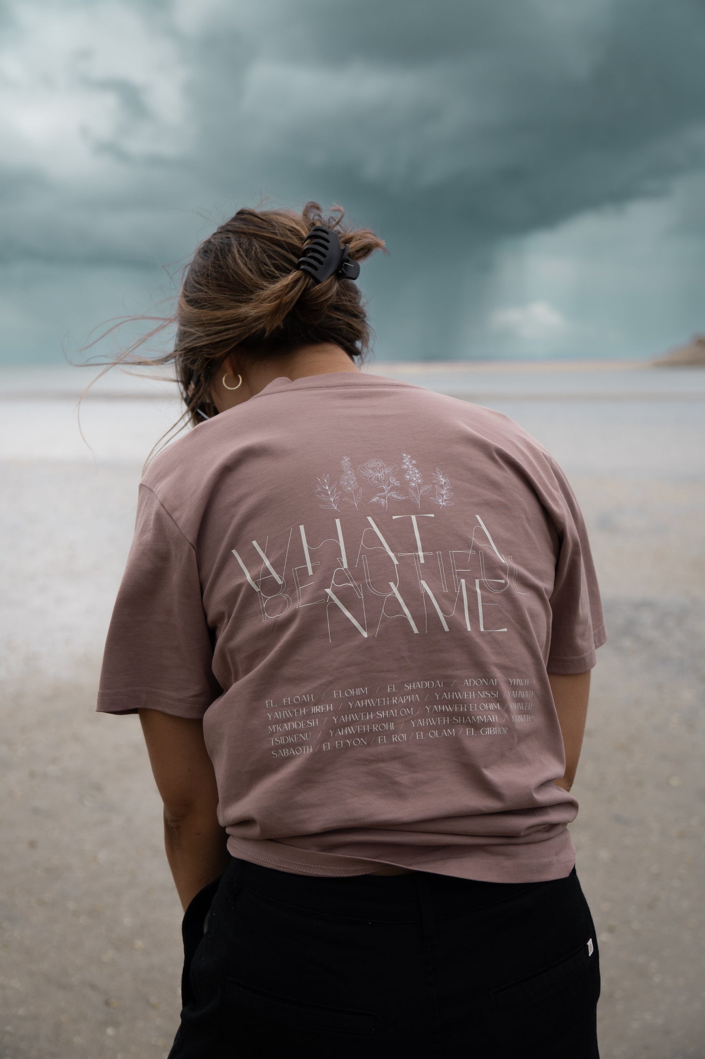 christian women's shirt what a beautiful name jesus god