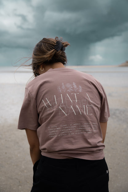 christian women's shirt what a beautiful name jesus god